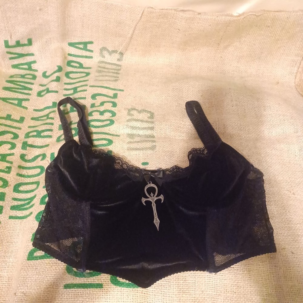 Blood Oath Velvet Bra